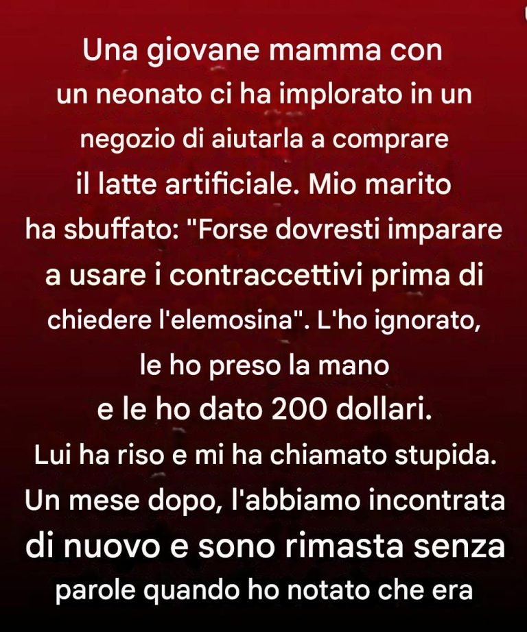 Quando una semplice buona azione ha creato un impatto duraturo