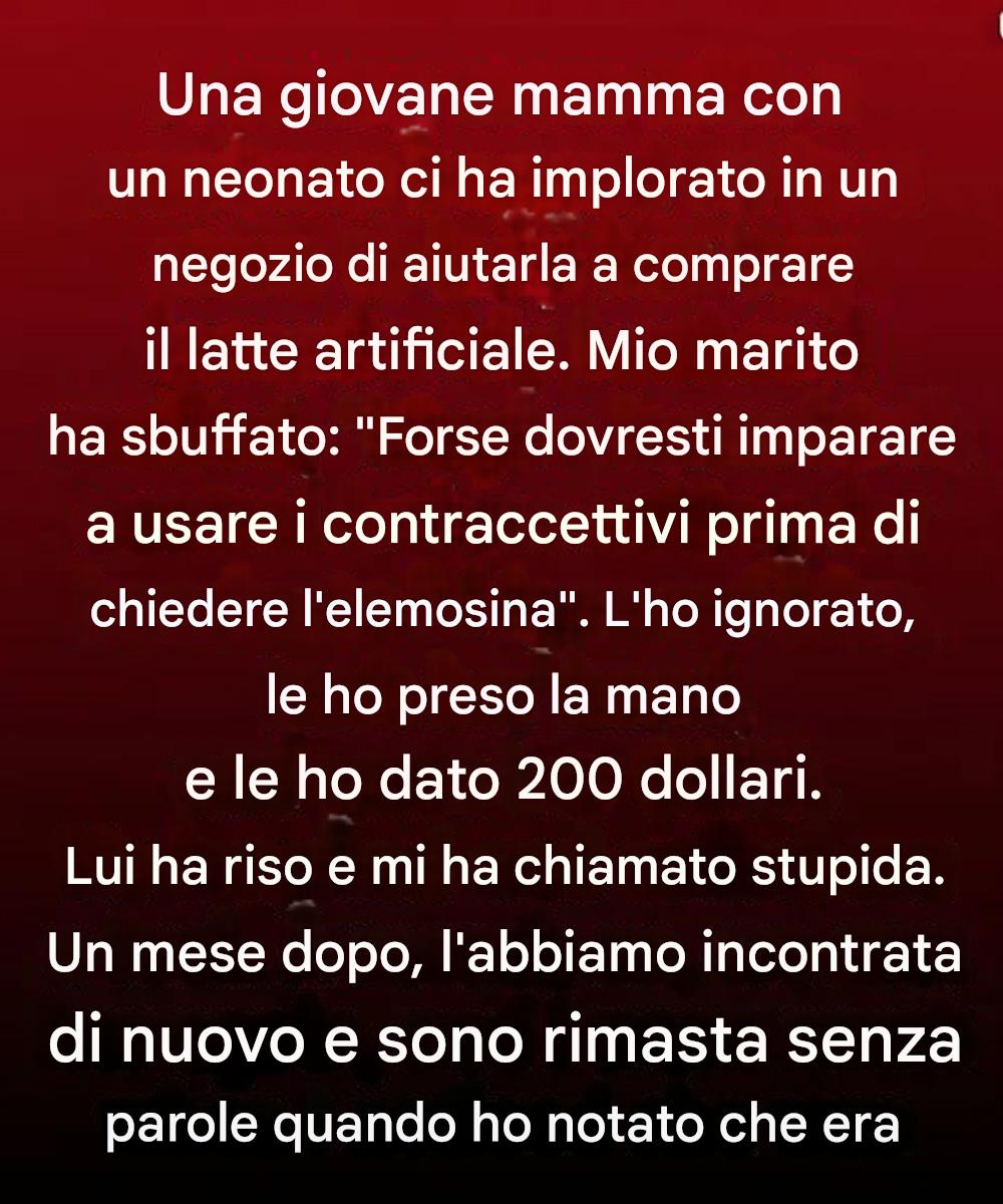 Quando una semplice buona azione ha creato un impatto duraturo